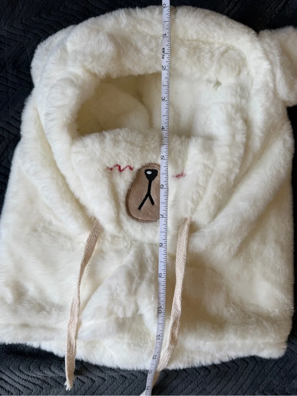 Cute Teddy Bear Plush Hoodie with Ears